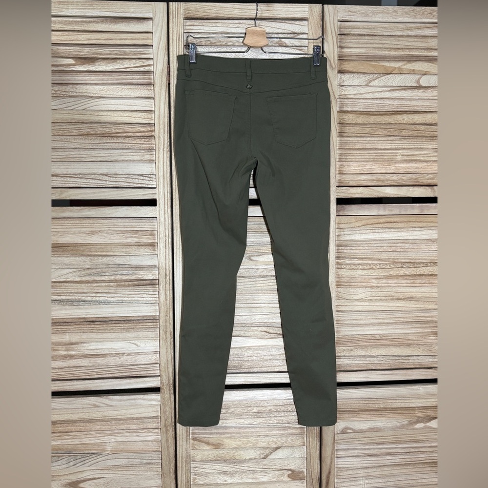 Prana Olive Green Athleisure Pants Size 8 - Picture 3 of 9
